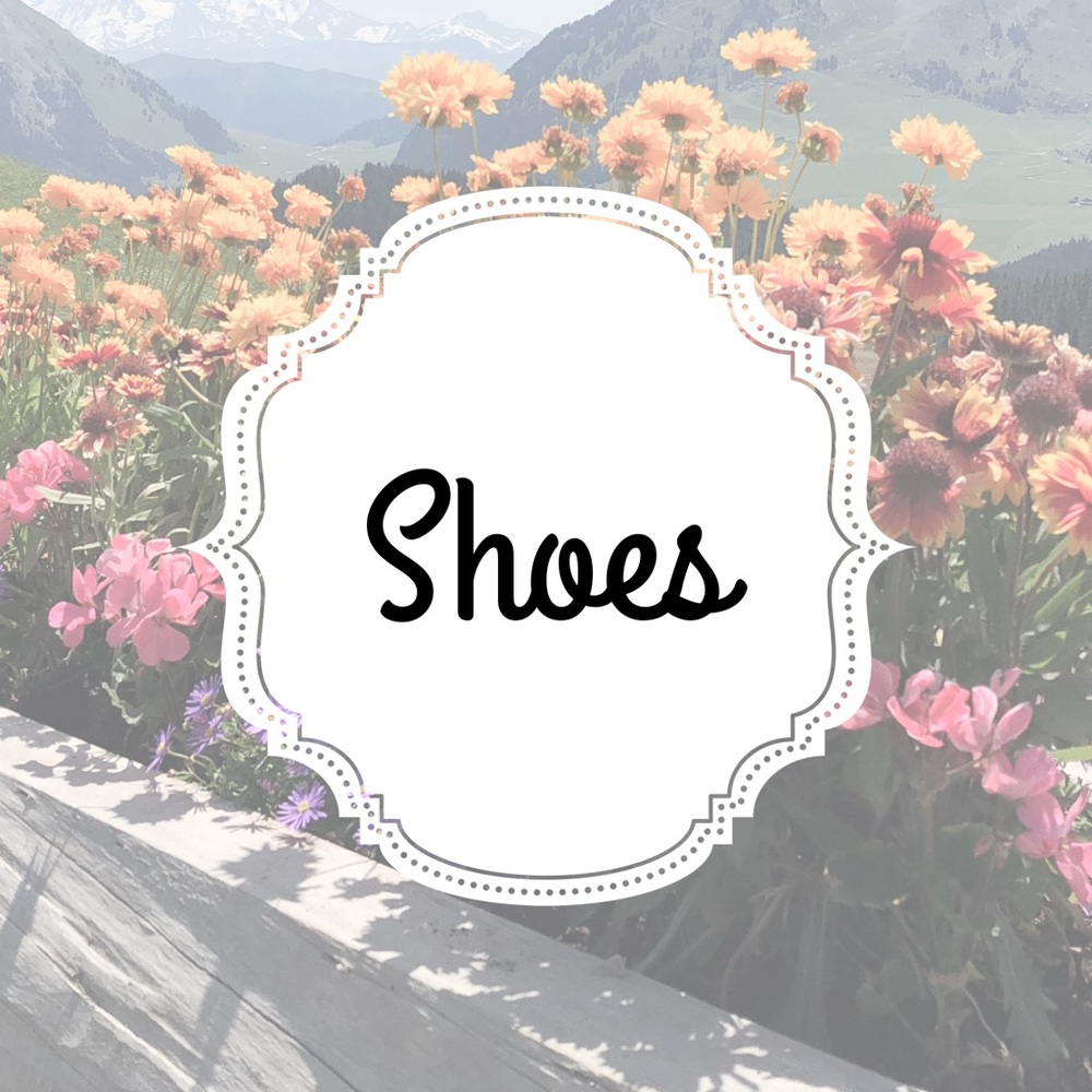 Shoes Black white gray yellow orange